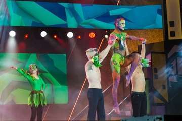 Concurso de maquillaje corporal del Carnaval de Las Palmas de GC (Foto Antonio Rico)
